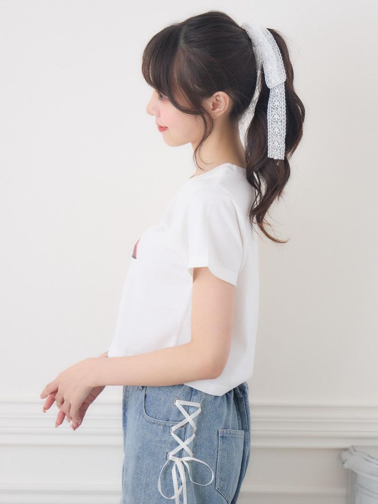 エムズエキサイト ems excite catプリントTEE （PNK0） PNK0