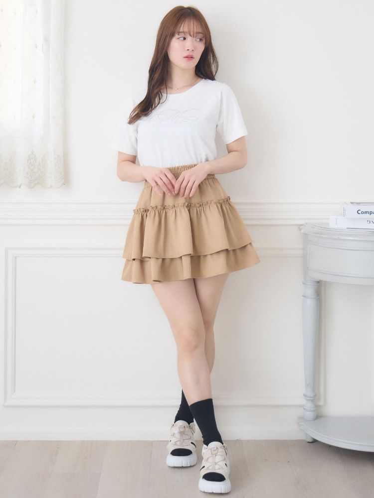 エムズエキサイト ems excite ビジューロゴTEE （WHT2） WHT2