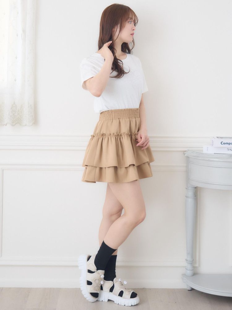 エムズエキサイト ems excite ビジューロゴTEE （WHT2） WHT2