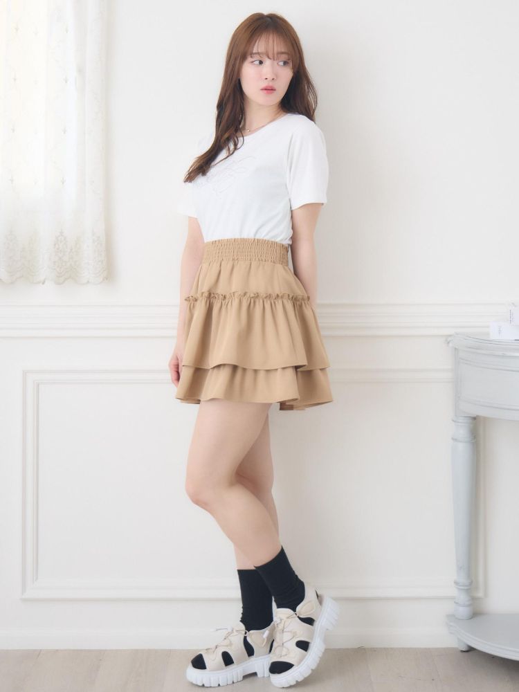 エムズエキサイト ems excite ビジューロゴTEE （WHT2） WHT2