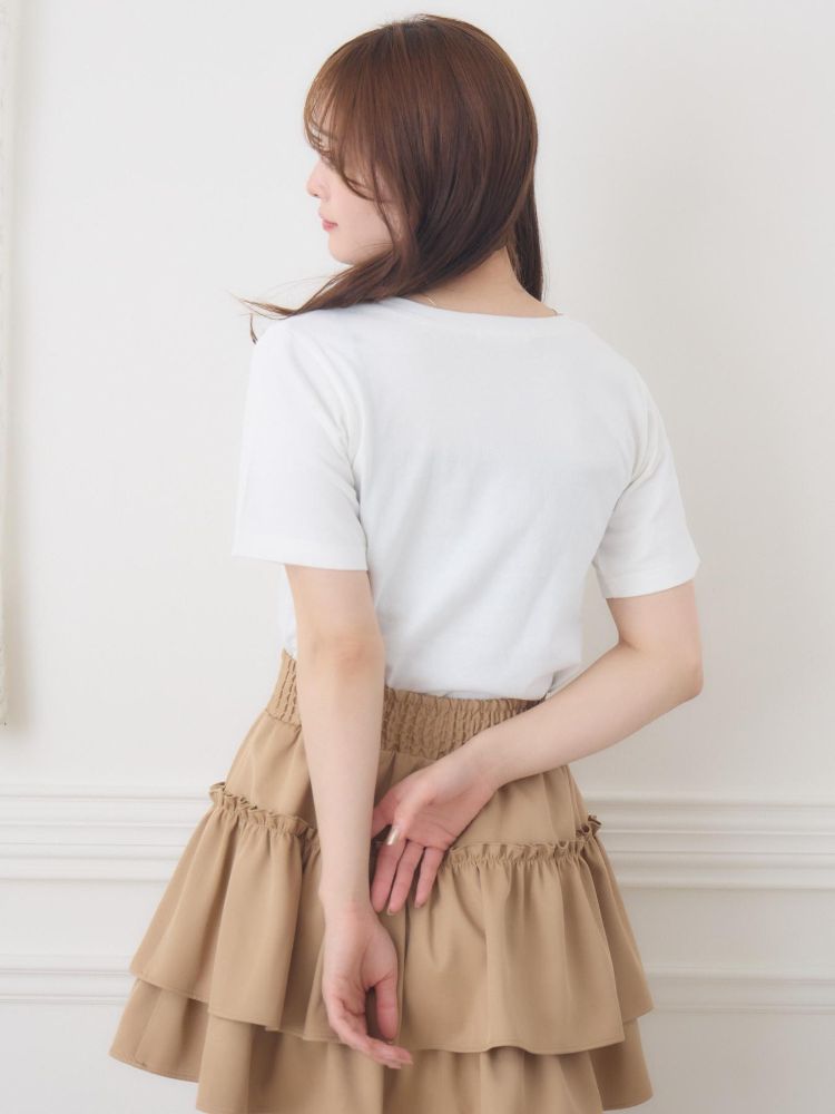 エムズエキサイト ems excite ビジューロゴTEE （WHT2） WHT2