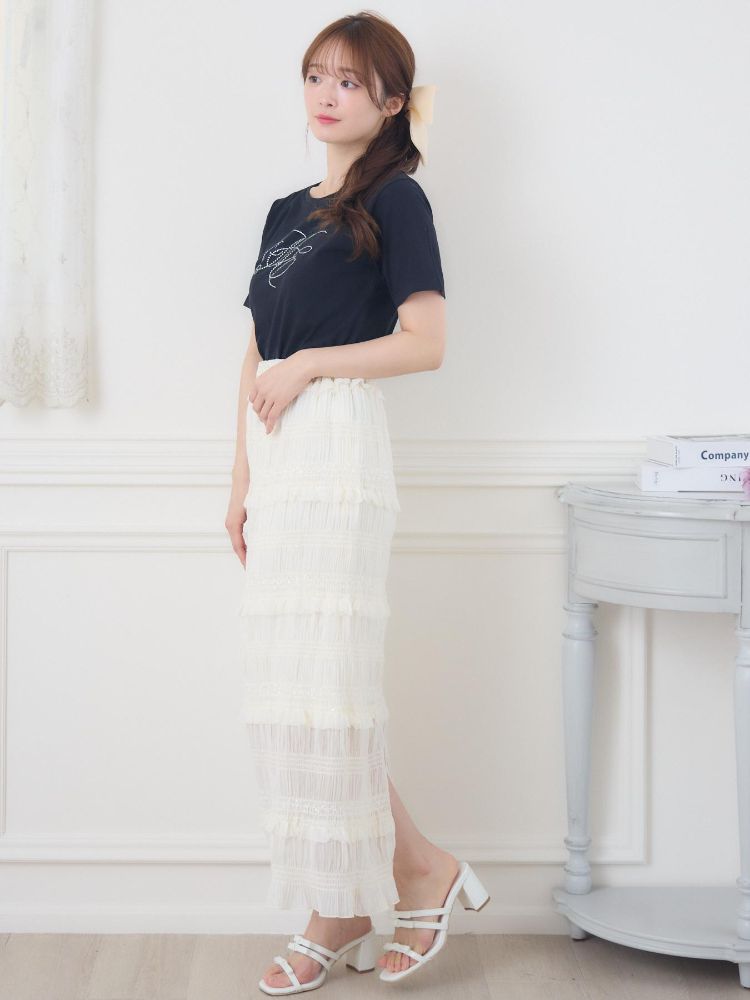 エムズエキサイト ems excite ビジューロゴTEE （WHT2） WHT2