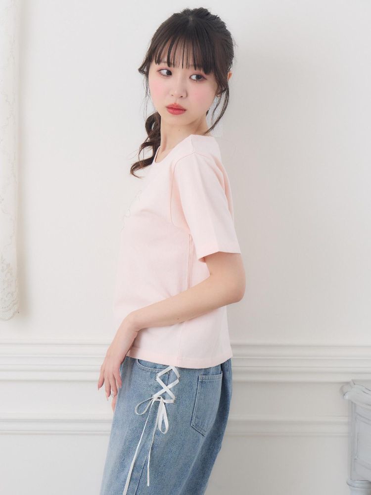 エムズエキサイト ems excite ビジューロゴTEE （WHT2） WHT2