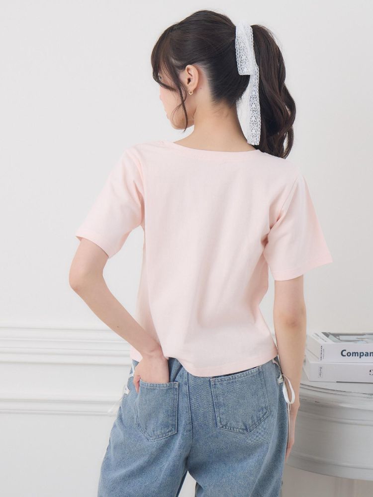 エムズエキサイト ems excite ビジューロゴTEE （WHT2） WHT2