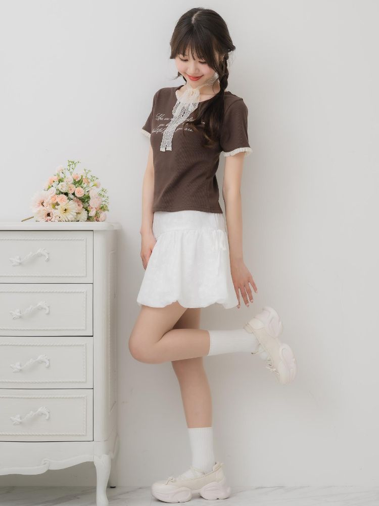 エムズエキサイト ems excite レースチョーカー付きロゴTEE （GRY2） GRY2