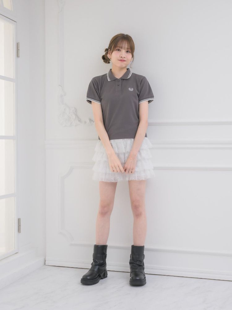 エムズエキサイト ems excite バイカラーポロTEE （BLU2） BLU2