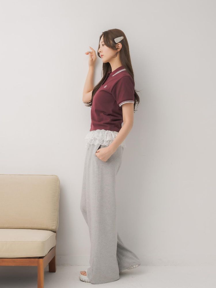 エムズエキサイト ems excite バイカラーポロTEE （BLU2） BLU2