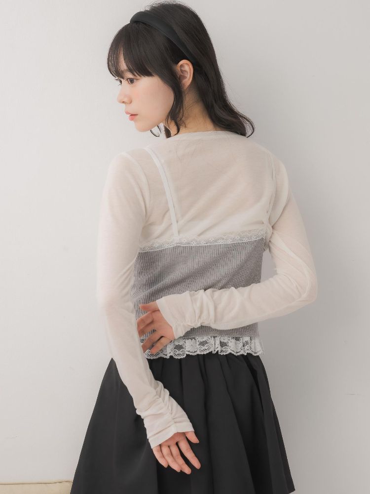 エムズエキサイト ems excite リボンビスチェ＆インナーSET （BLK1） BLK1