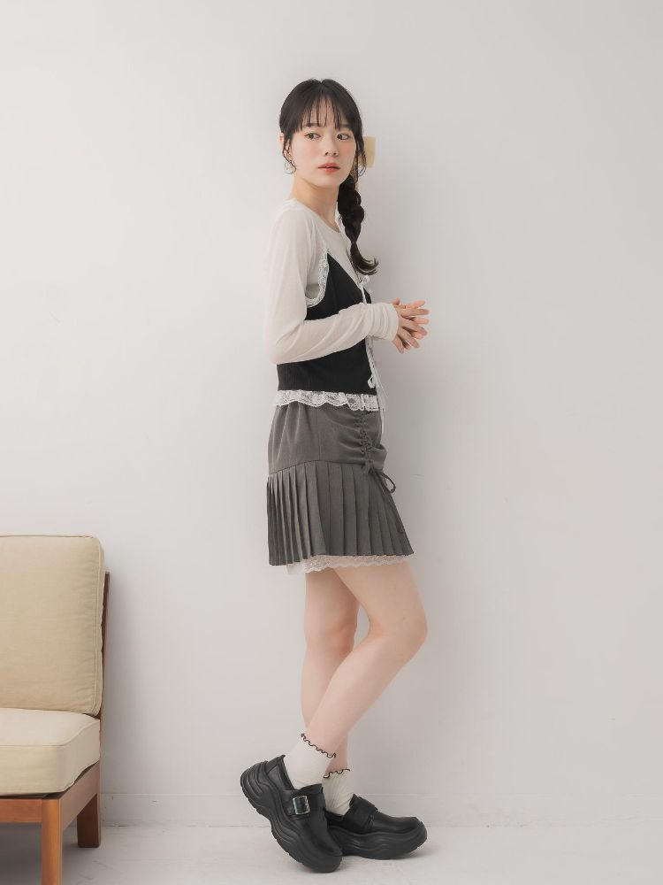 エムズエキサイト ems excite リボンビスチェ＆インナーSET （BLK1） BLK1