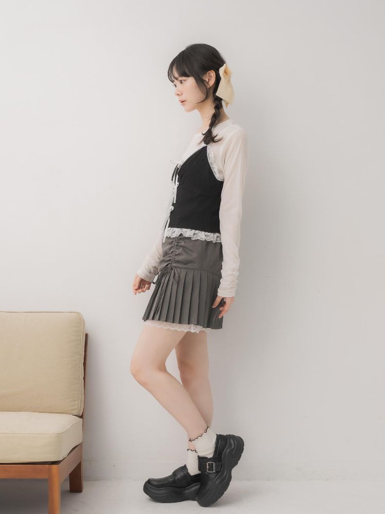 エムズエキサイト ems excite リボンビスチェ＆インナーSET （BLK1） BLK1