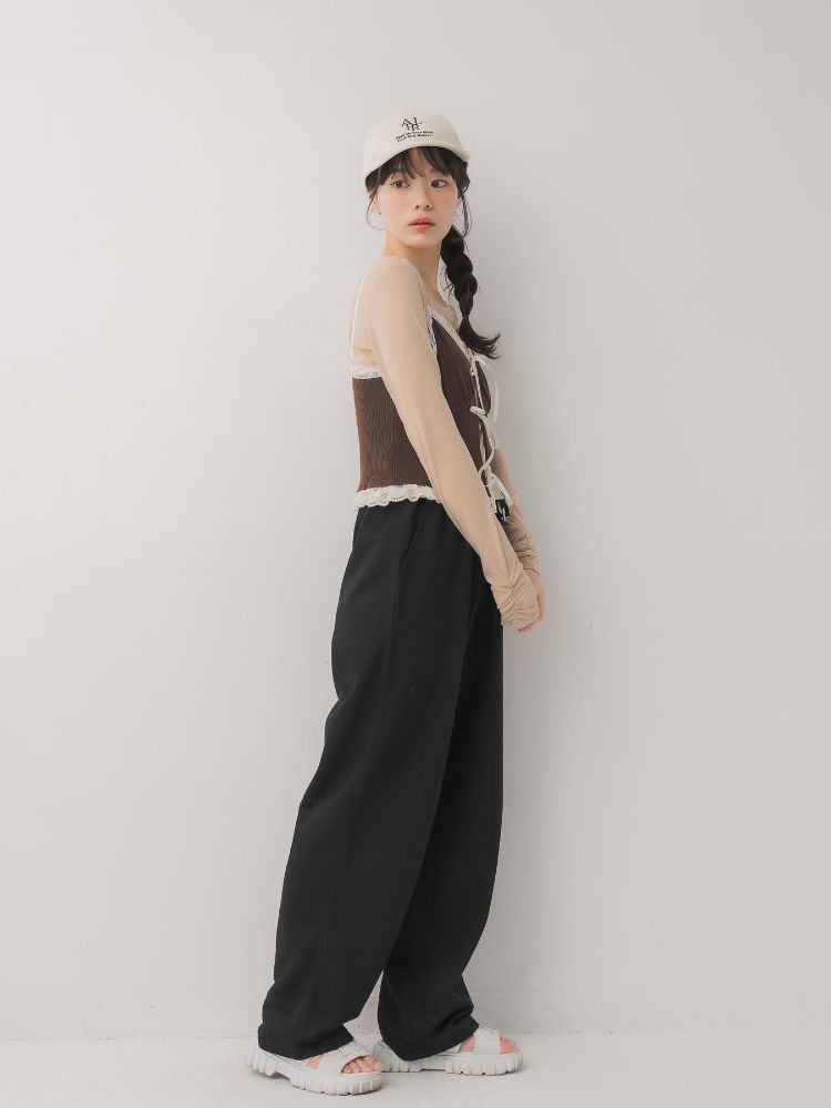 エムズエキサイト ems excite リボンビスチェ＆インナーSET （BLK1） BLK1