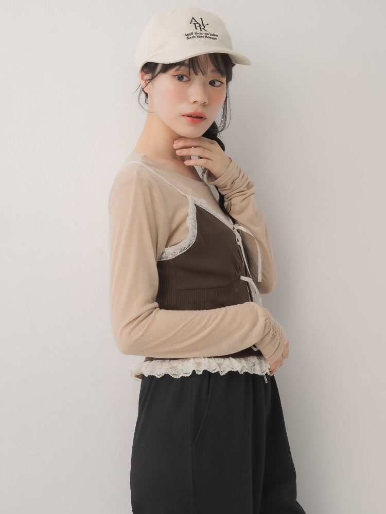 エムズエキサイト ems excite リボンビスチェ＆インナーSET （BLK1） BLK1