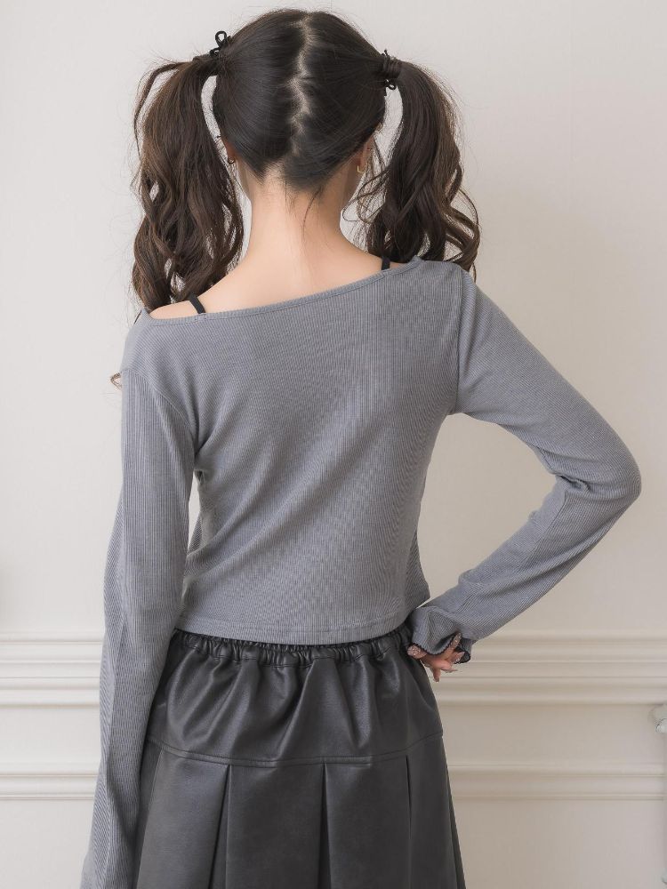 エムズエキサイト ems excite BIGカラーレイヤード風CT （GRY1） GRY1