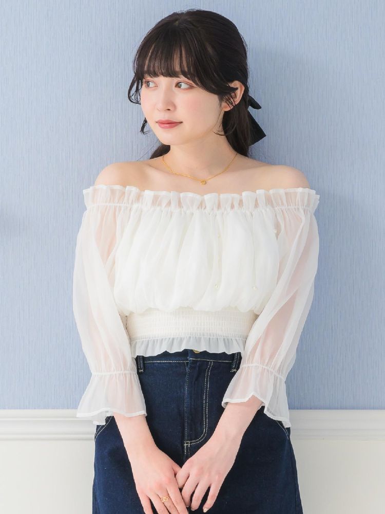 エムズエキサイト ems excite シャーリングパールBL （WHT1） WHT1