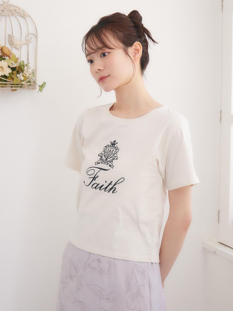 エムズエキサイト ems excite アソートロゴ刺繍TEE （WHT4） WHT4