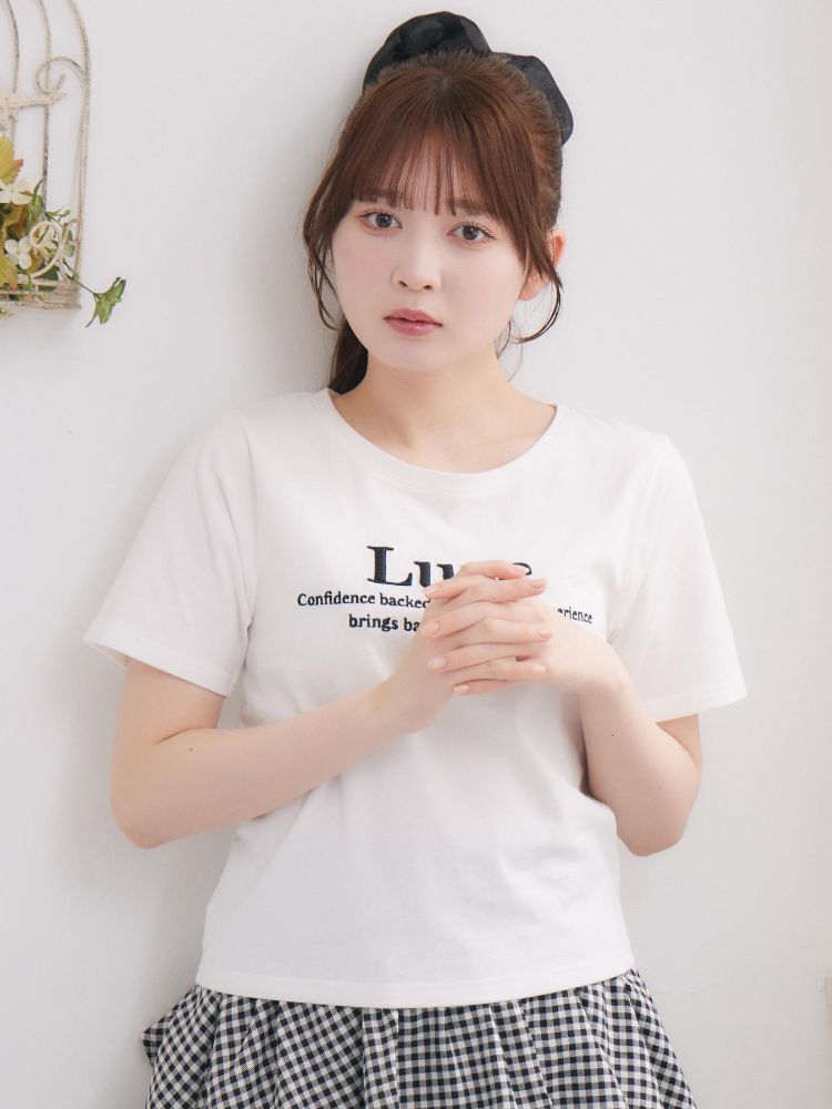 エムズエキサイト ems excite アソートロゴ刺繍TEE （WHT4） WHT4
