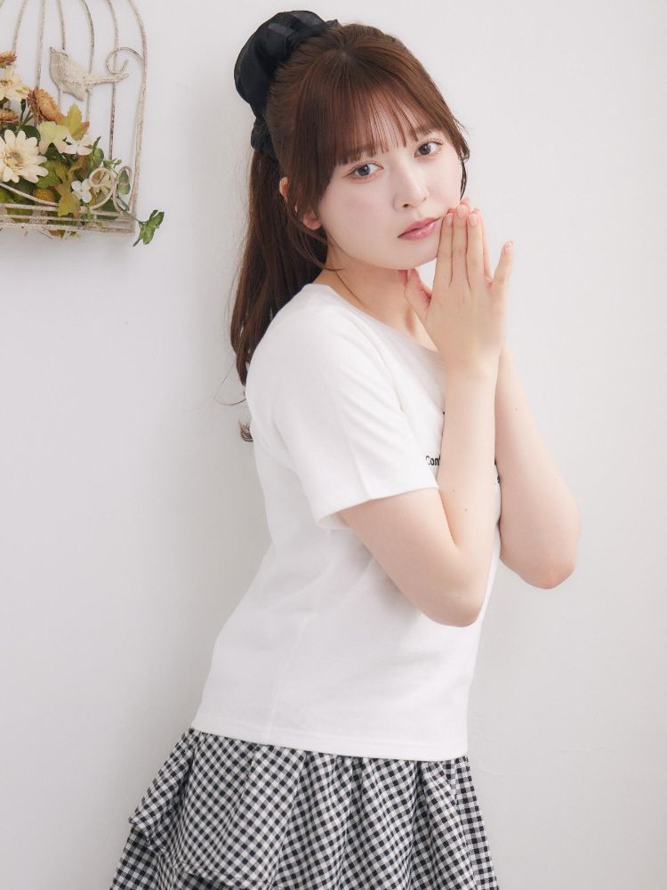 エムズエキサイト ems excite アソートロゴ刺繍TEE （WHT4） WHT4