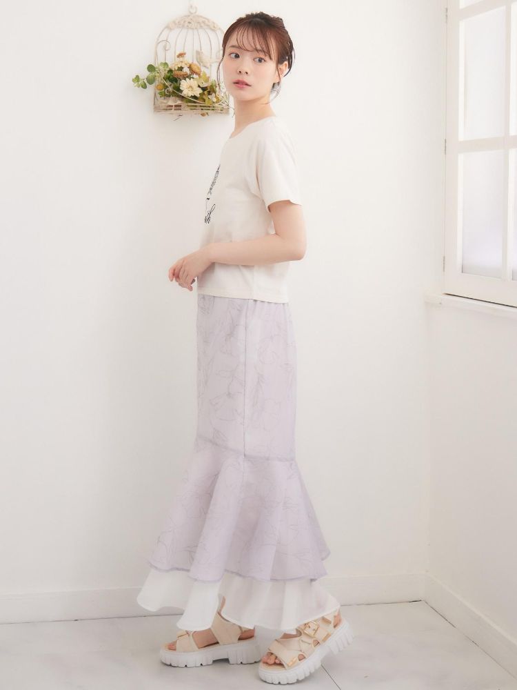 エムズエキサイト ems excite アソートロゴ刺繍TEE （WHT4） WHT4