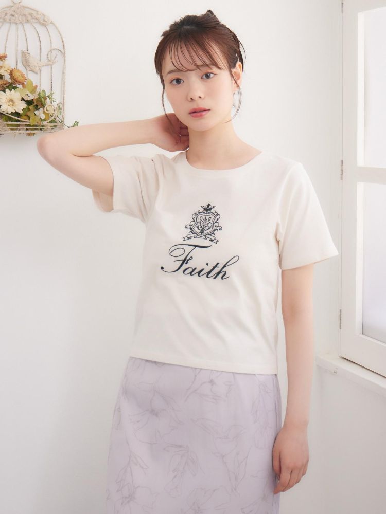 エムズエキサイト ems excite アソートロゴ刺繍TEE （WHT4） WHT4