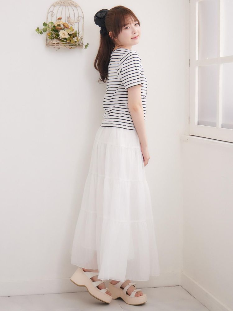 エムズエキサイト ems excite アソートロゴ刺繍TEE （WHT4） WHT4