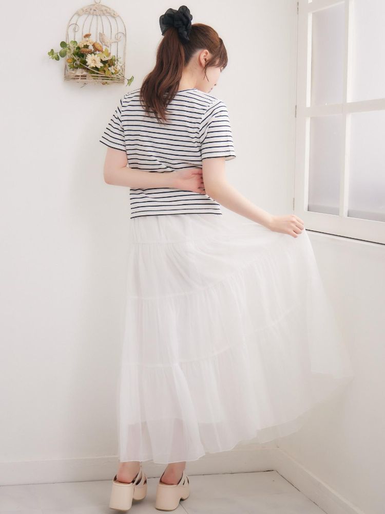 エムズエキサイト ems excite アソートロゴ刺繍TEE （WHT4） WHT4