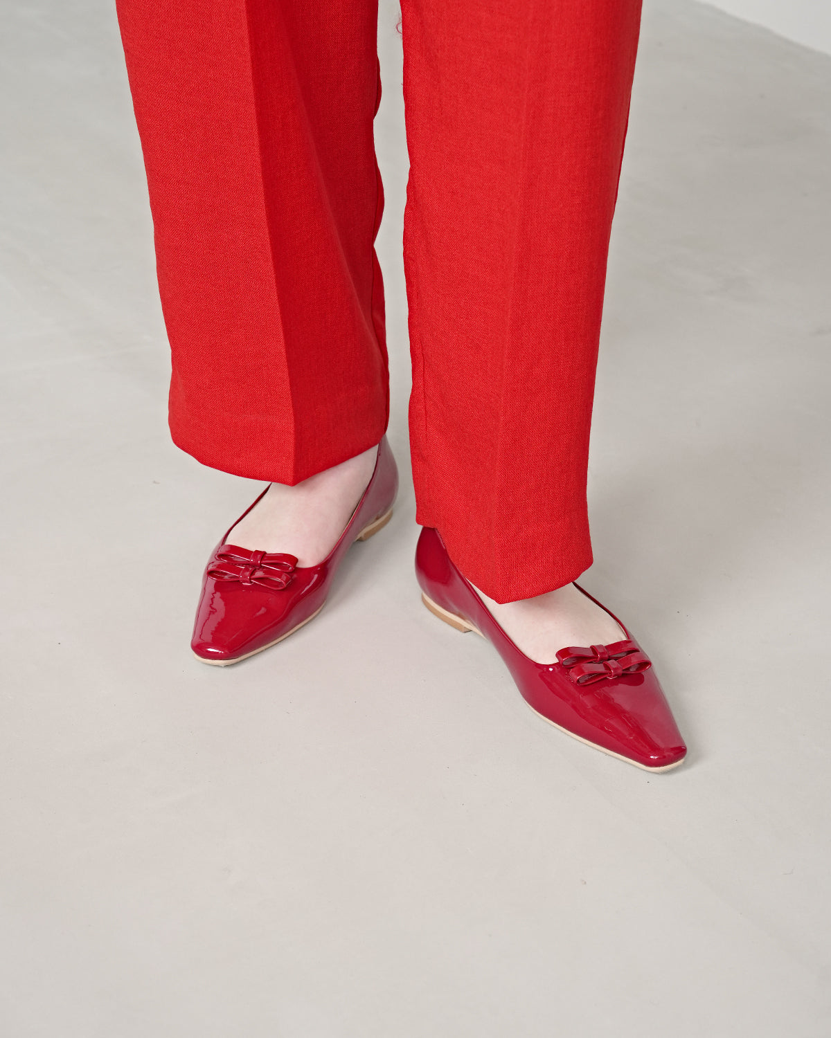 Emma Francis Emma Francis Double Ribbon Flat Pumps