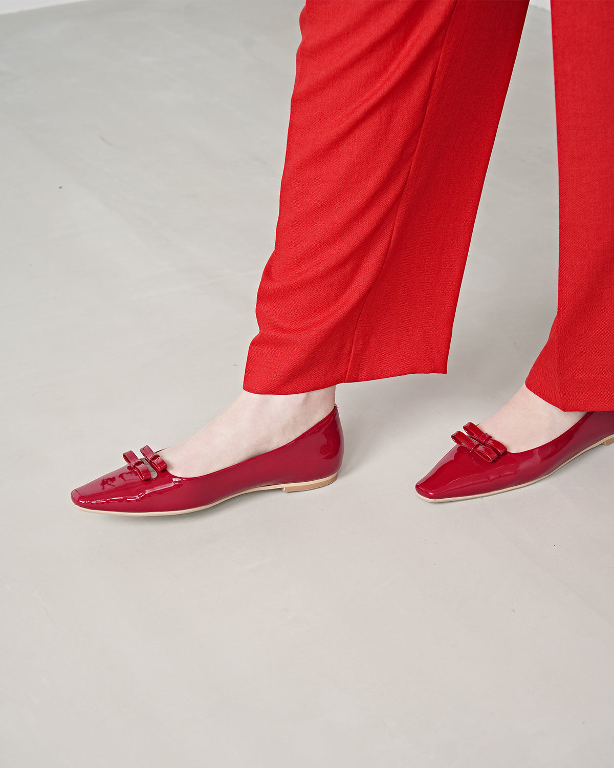 Emma Francis Emma Francis Double Ribbon Flat Pumps
