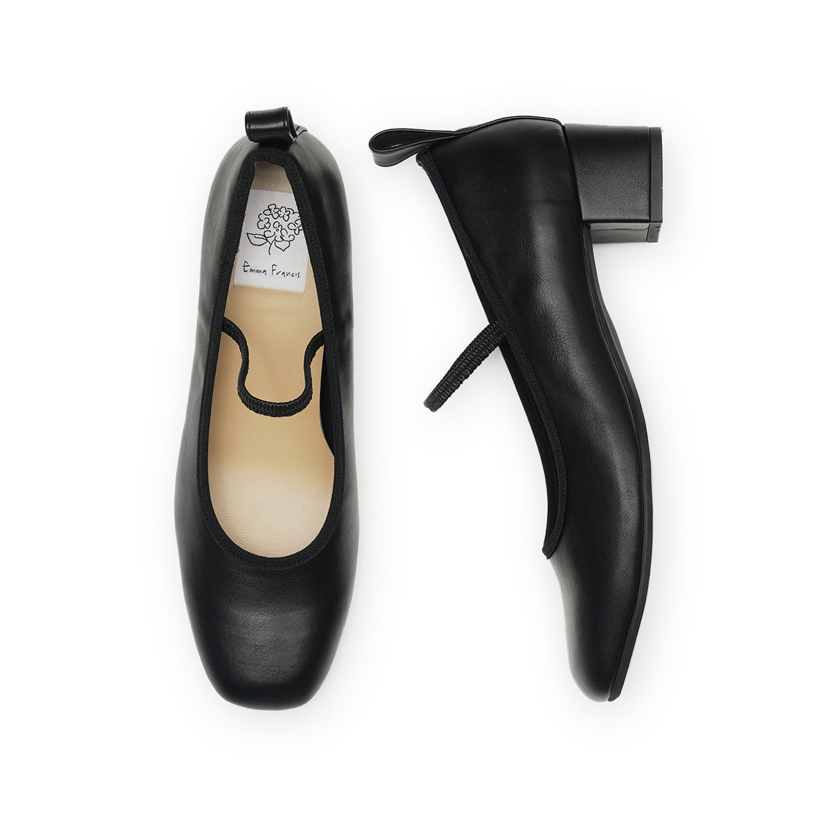 Emma Francis Shirring Strap 4cm Pumps