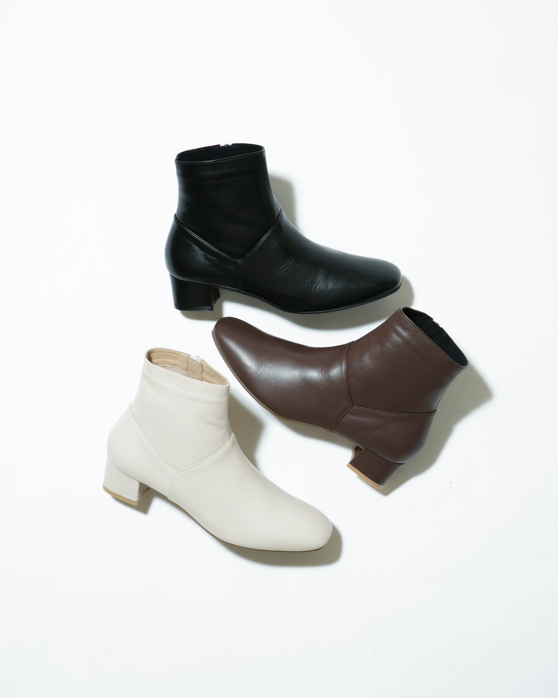 【撥水レザー】エマ フランシス Emma Francis プレーンブーツ