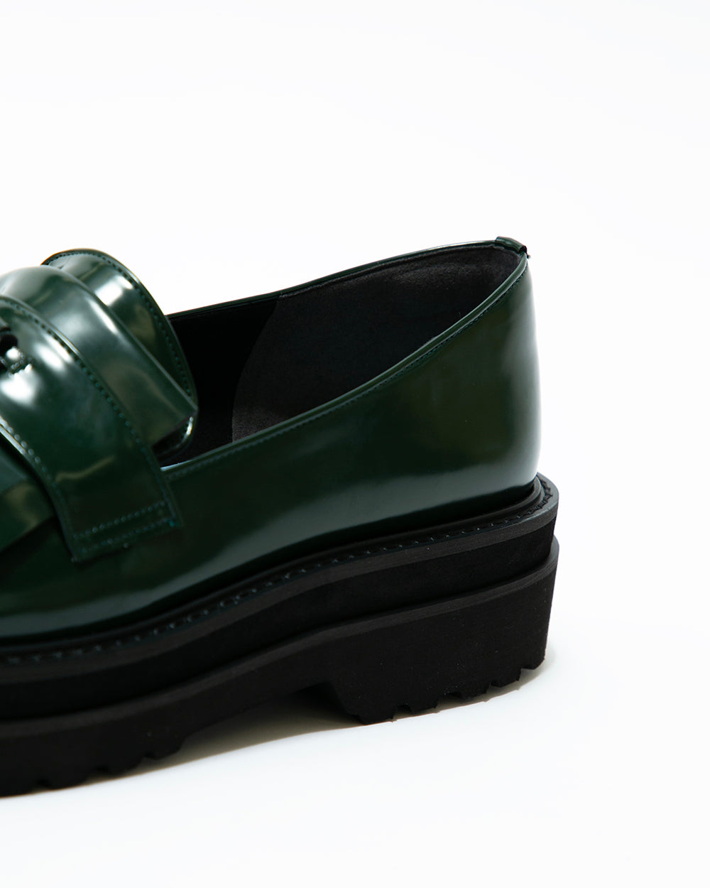 【レイン対応】エマ フランシス Emma Francis ボリュームソール フリンジ ローファー