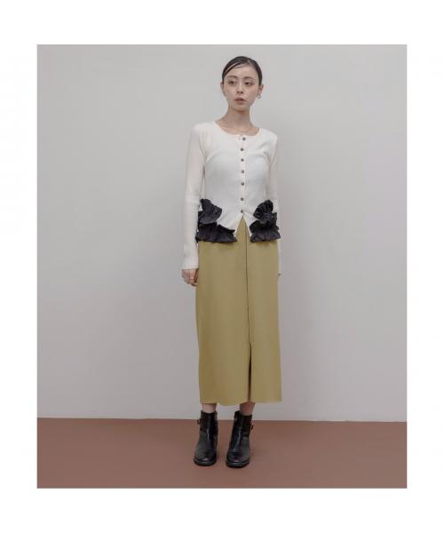 エイミー ロウ Eimee Law Eimee Law カーディガン 84291F-2 ニット フリル （BK/ブラック） BK/ブラック
