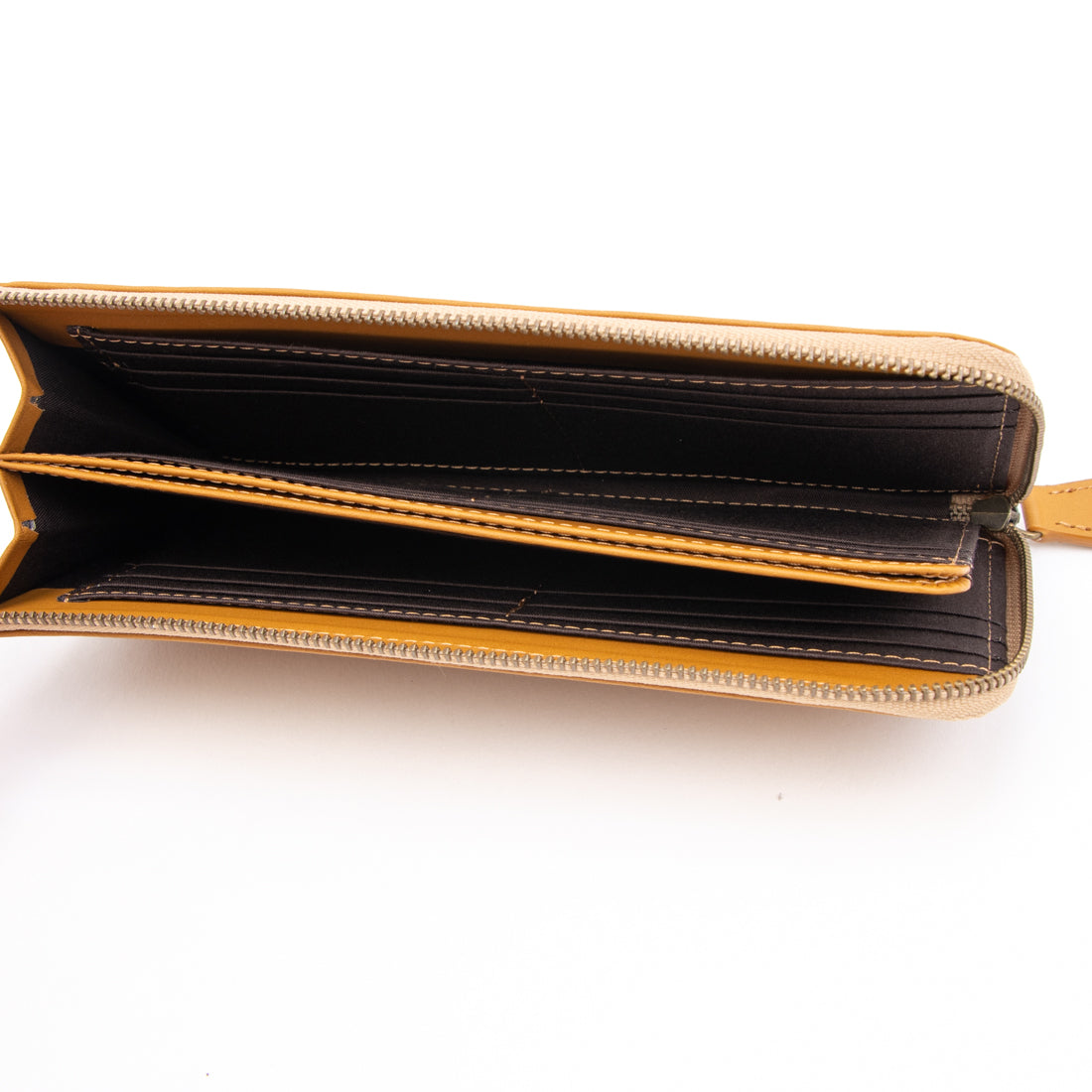 イーモノ e-mono 姫路レザー L字ファスナー 長財布 スキミング防止（キャメル） キャメル