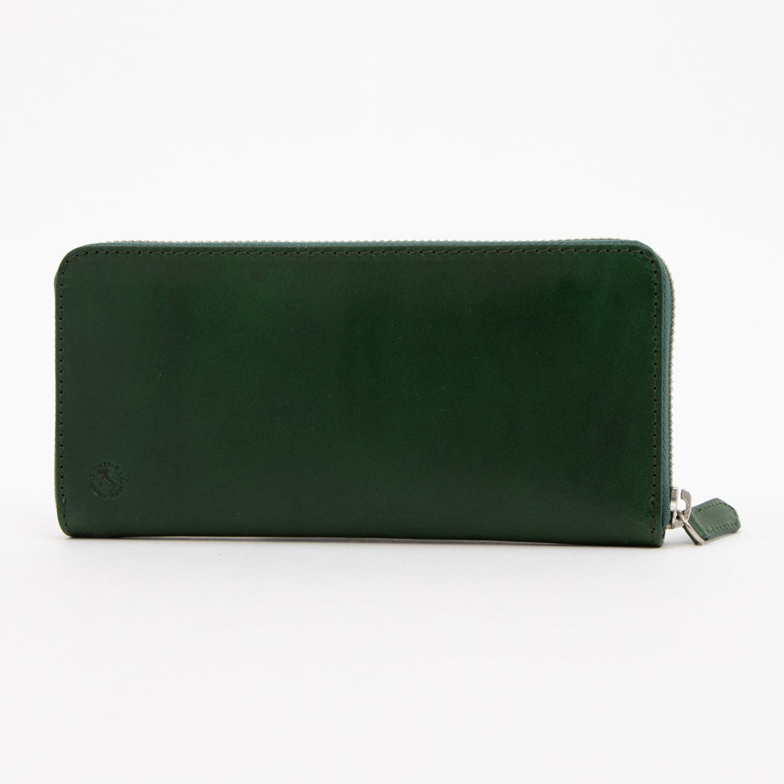 イーモノ e-mono 財布 メンズ 長財布 本革 牛革 ラウンドファスナー イタリアンレザー ブッテーロ 大容量 便利 エイジング 経年変化 （グリーン） グリーン