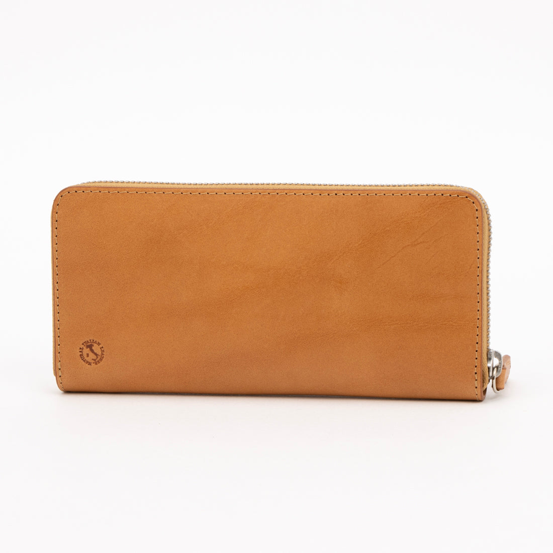 イーモノ e-mono 財布 メンズ 長財布 本革 牛革 ラウンドファスナー イタリアンレザー ブッテーロ 大容量 便利 エイジング 経年変化 （キャメル） キャメル