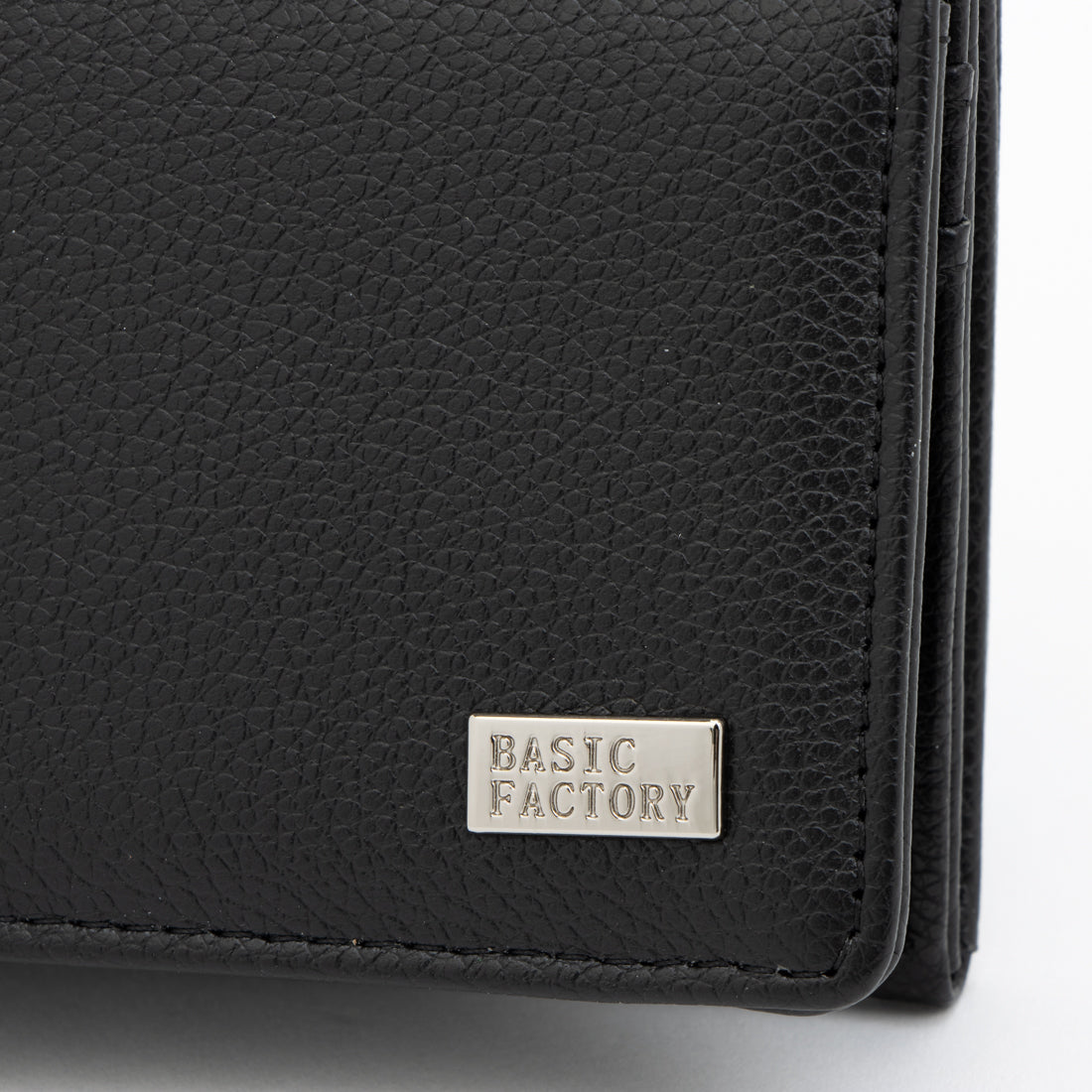 イーモノ e-mono 財布 メンズ 長財布 フラップ ベーシック 普段使い シュリンク シンプル ビジネス （ブラック） ブラック