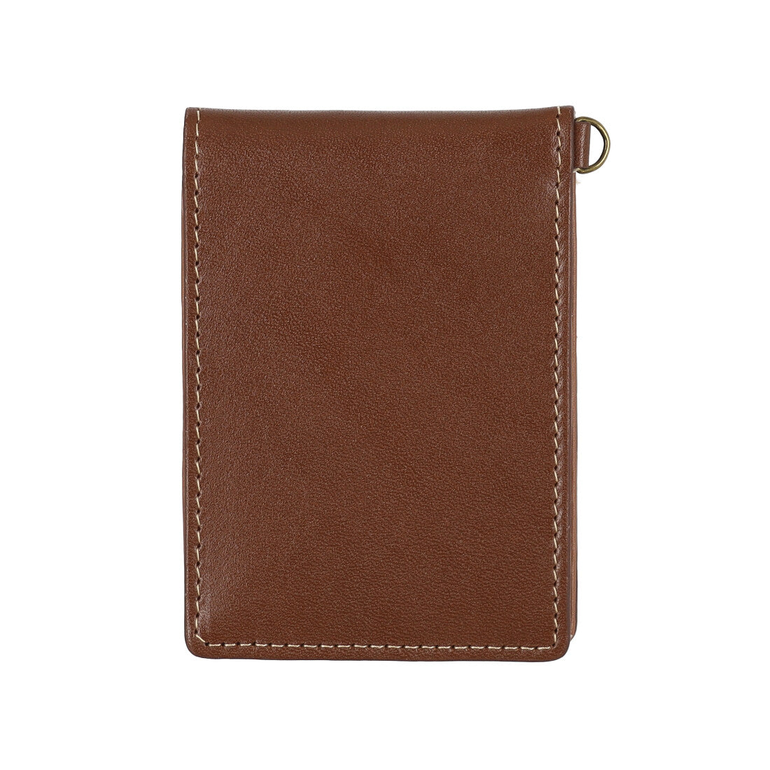 E-mono Genuine Leather Bifold Pass Case Commuter Card Holder
