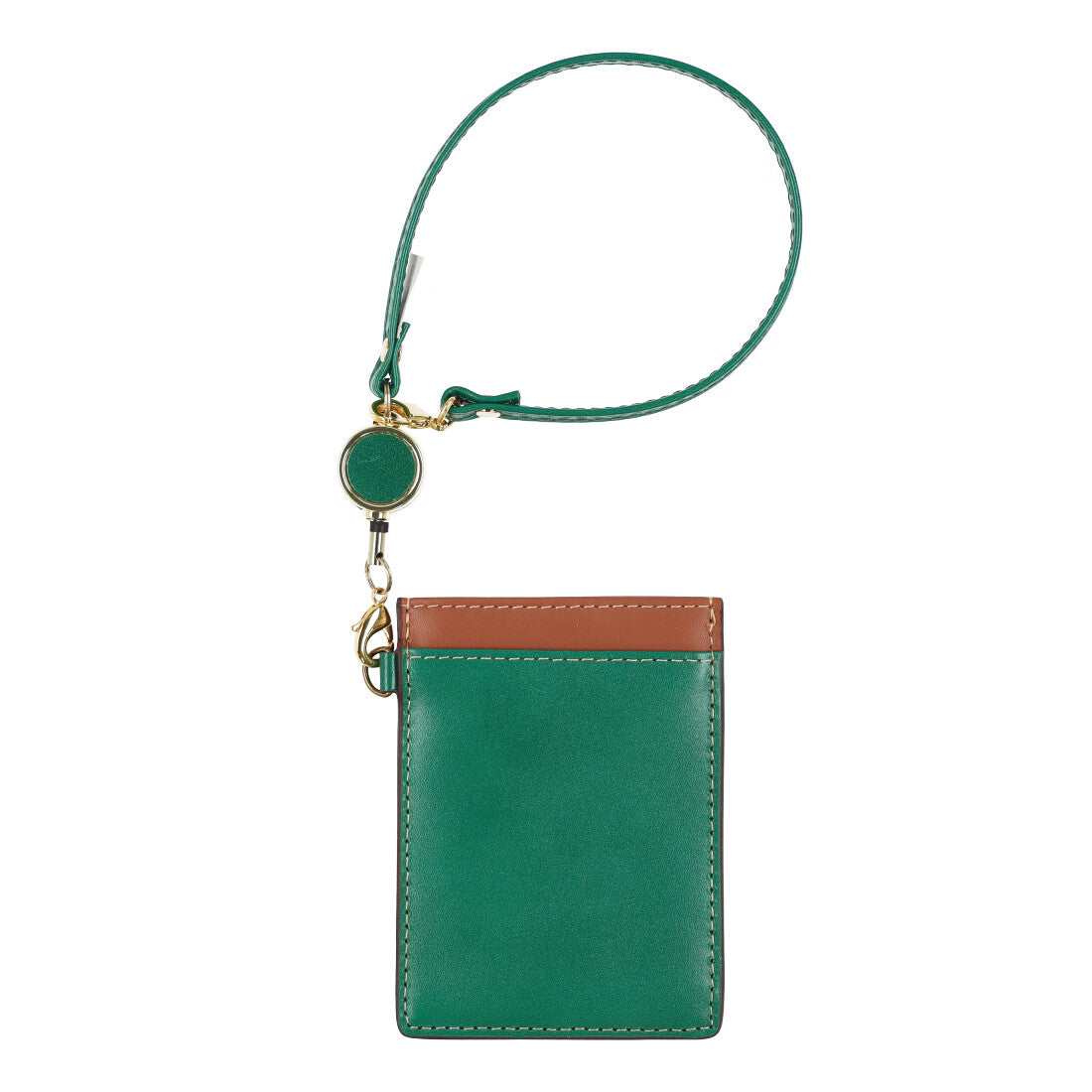 pass商品 E-mono Genuine Leather Bifold Pass Case Commuter Card Holder