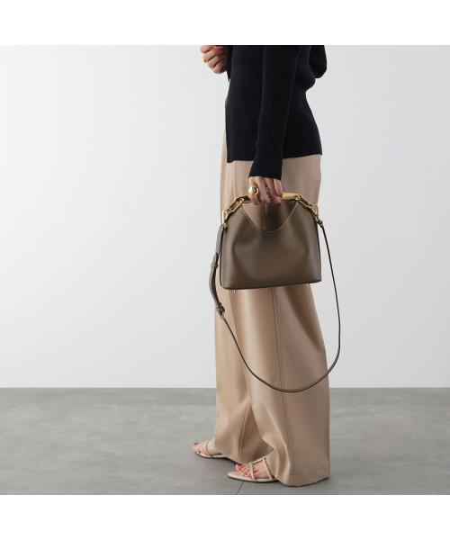エレメ Elleme Elleme ハンドバッグ Small Boomerang Leather ブーメラン （Rock-WhiteStitches/カーキ） Rock-WhiteStitches/カーキ