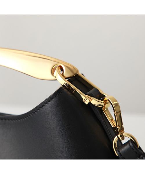 エレメ Elleme Elleme ショルダーバッグ Mini Boomerang Leather ブーメラン （Black/ブラック） Black/ブラック