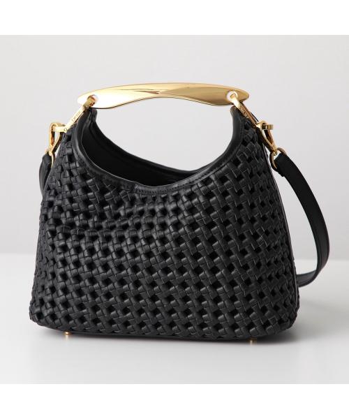 エレメ Elleme Elleme ハンドバッグ Small Boomerang Woven Leather ブーメラン （White/ホワイト） White/ホワイト