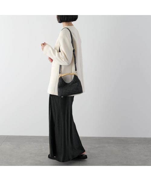 エレメ Elleme Elleme ハンドバッグ Small Boomerang Woven Leather ブーメラン （White/ホワイト） White/ホワイト