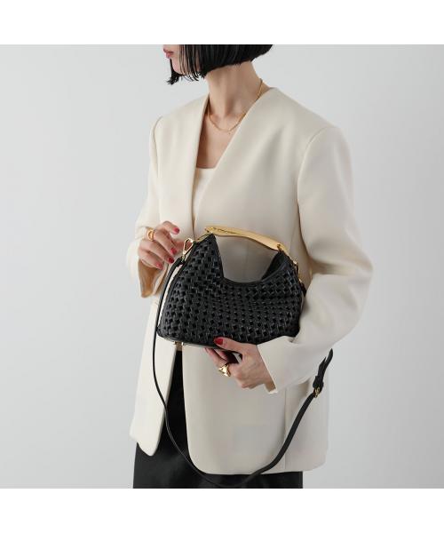 エレメ Elleme Elleme ハンドバッグ Small Boomerang Woven Leather ブーメラン （White/ホワイト） White/ホワイト