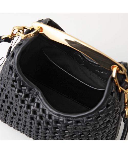 エレメ Elleme Elleme ハンドバッグ Small Boomerang Woven Leather ブーメラン （White/ホワイト） White/ホワイト