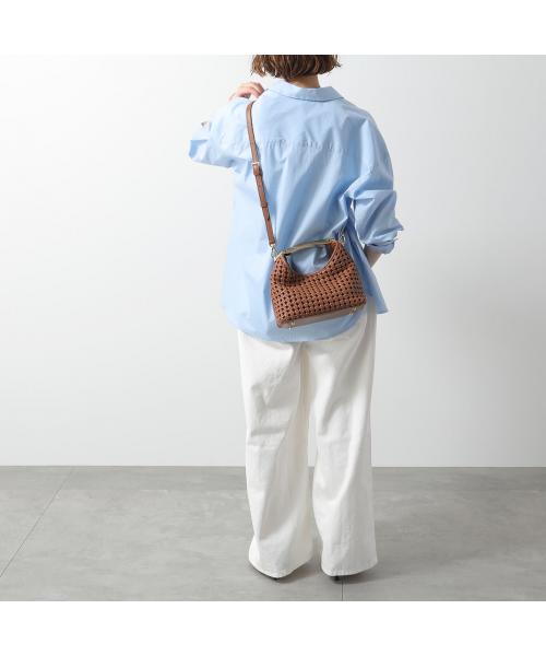 エレメ Elleme Elleme ハンドバッグ Small Boomerang Woven Leather ブーメラン （White/ホワイト） White/ホワイト