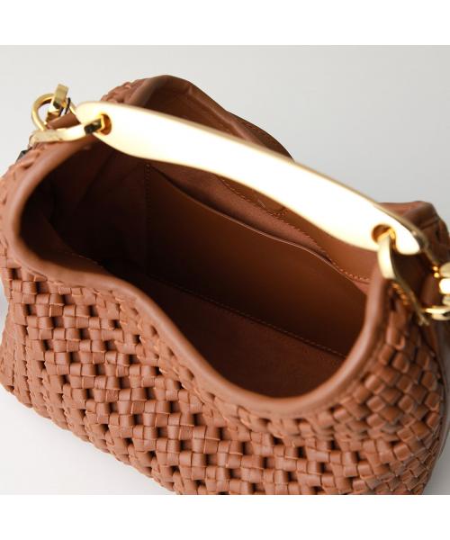 エレメ Elleme Elleme ハンドバッグ Small Boomerang Woven Leather ブーメラン （White/ホワイト） White/ホワイト