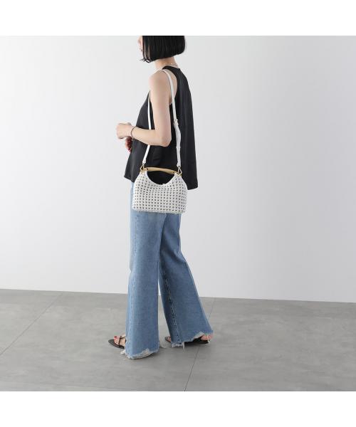 エレメ Elleme Elleme ハンドバッグ Small Boomerang Woven Leather ブーメラン （White/ホワイト） White/ホワイト