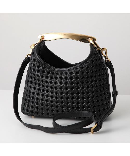 エレメ Elleme Elleme ハンドバッグ Small Boomerang Woven Leather ブーメラン （White/ホワイト） White/ホワイト