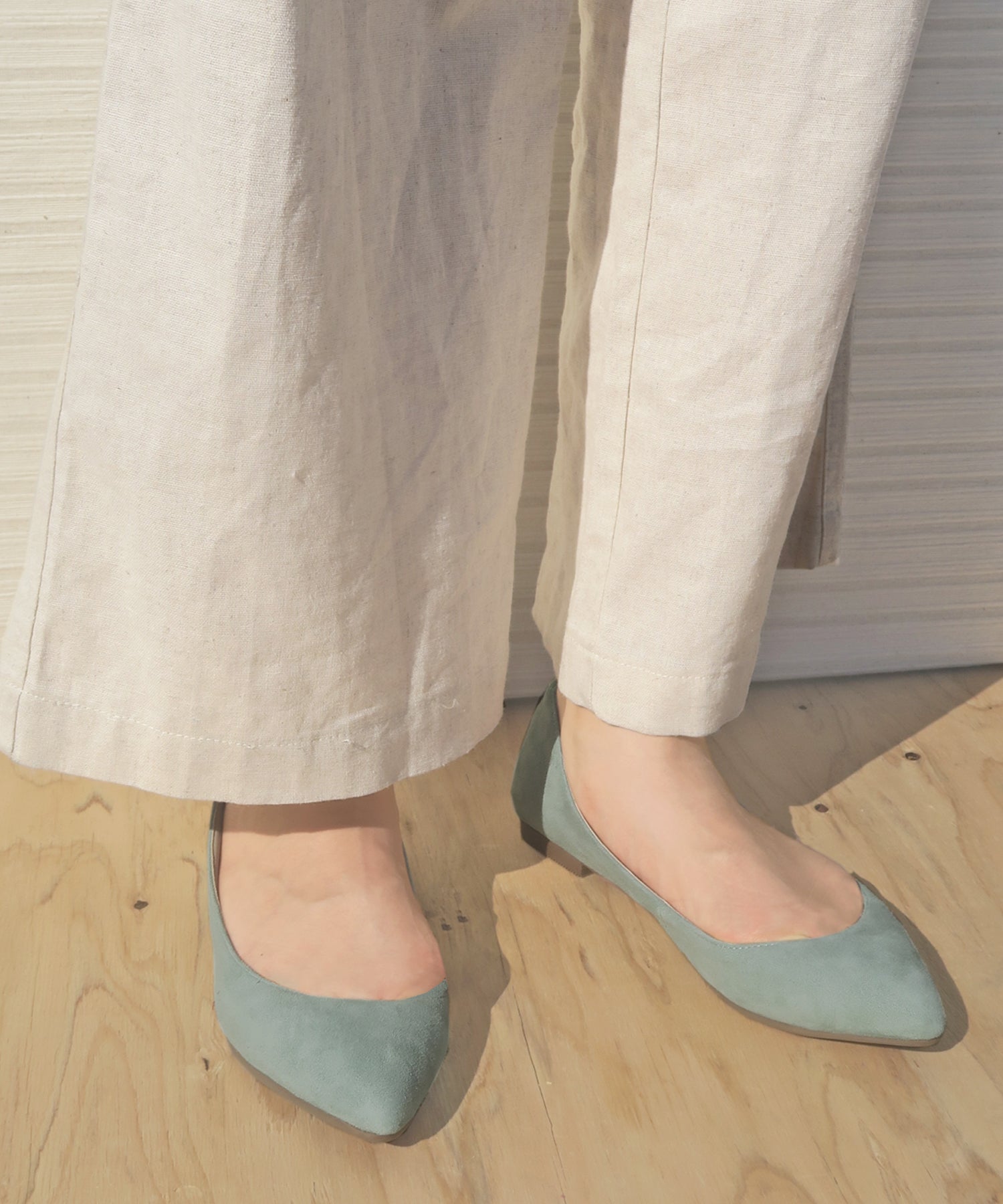 エスメラルダ インポート Esmeralda import 【mio notis/ミオノティス】カップインソールポインテッドカッター （グリーン） グリーン