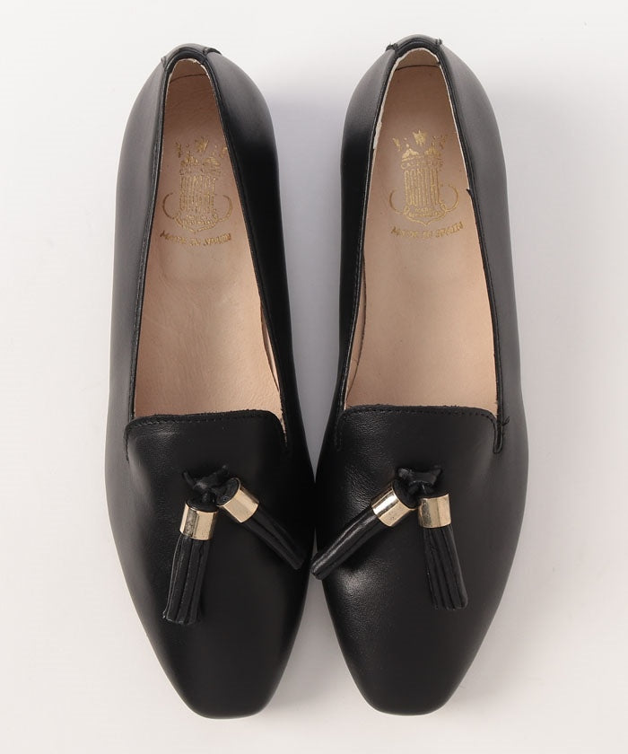 Esmeralda Import 【BONTRE】 Tassel Leather Loafers