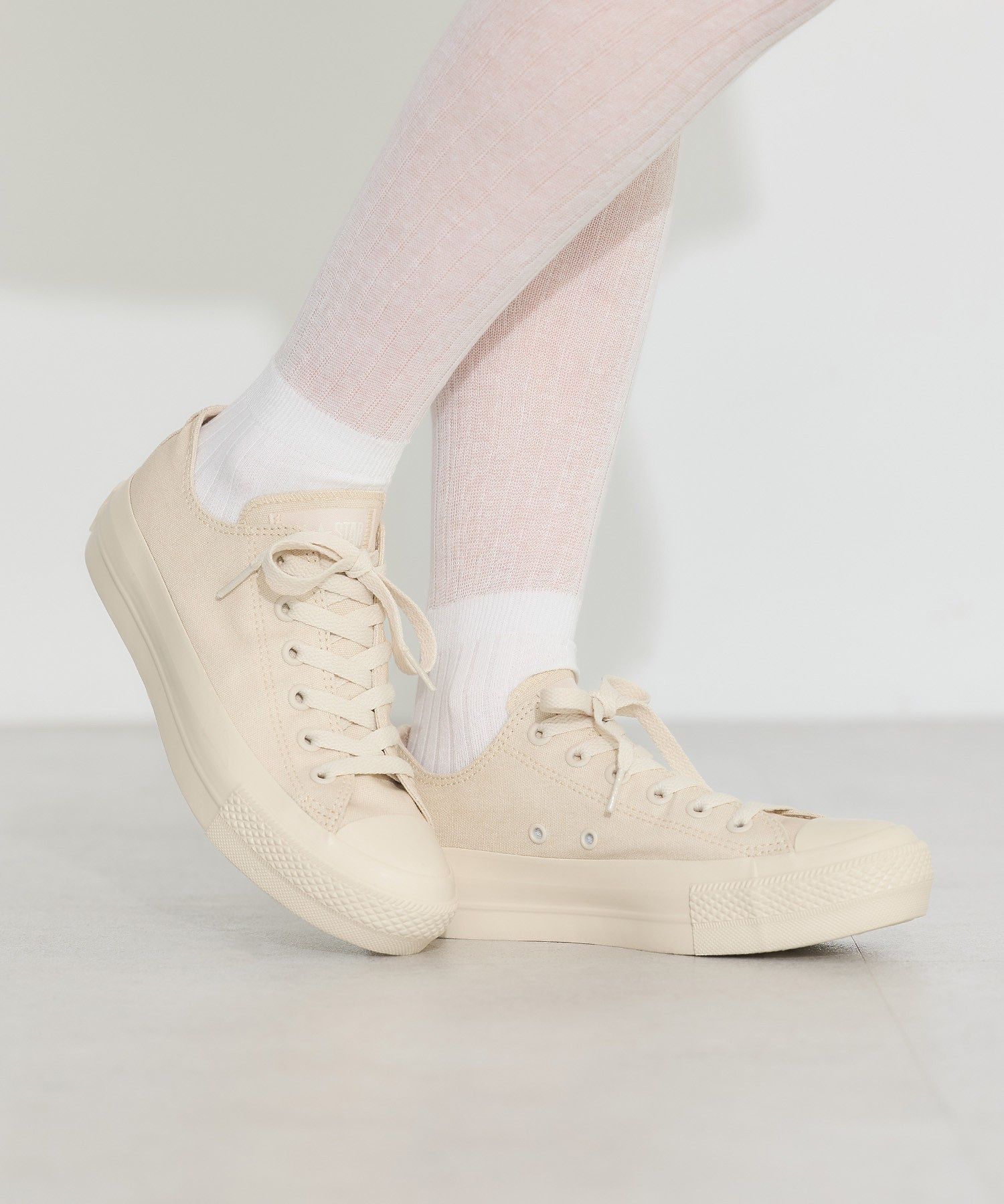 アースミュージックアンドエコロジー earth music&ecology CONVERSE×earth ALL STAR PLTS （イエロー） イエロー